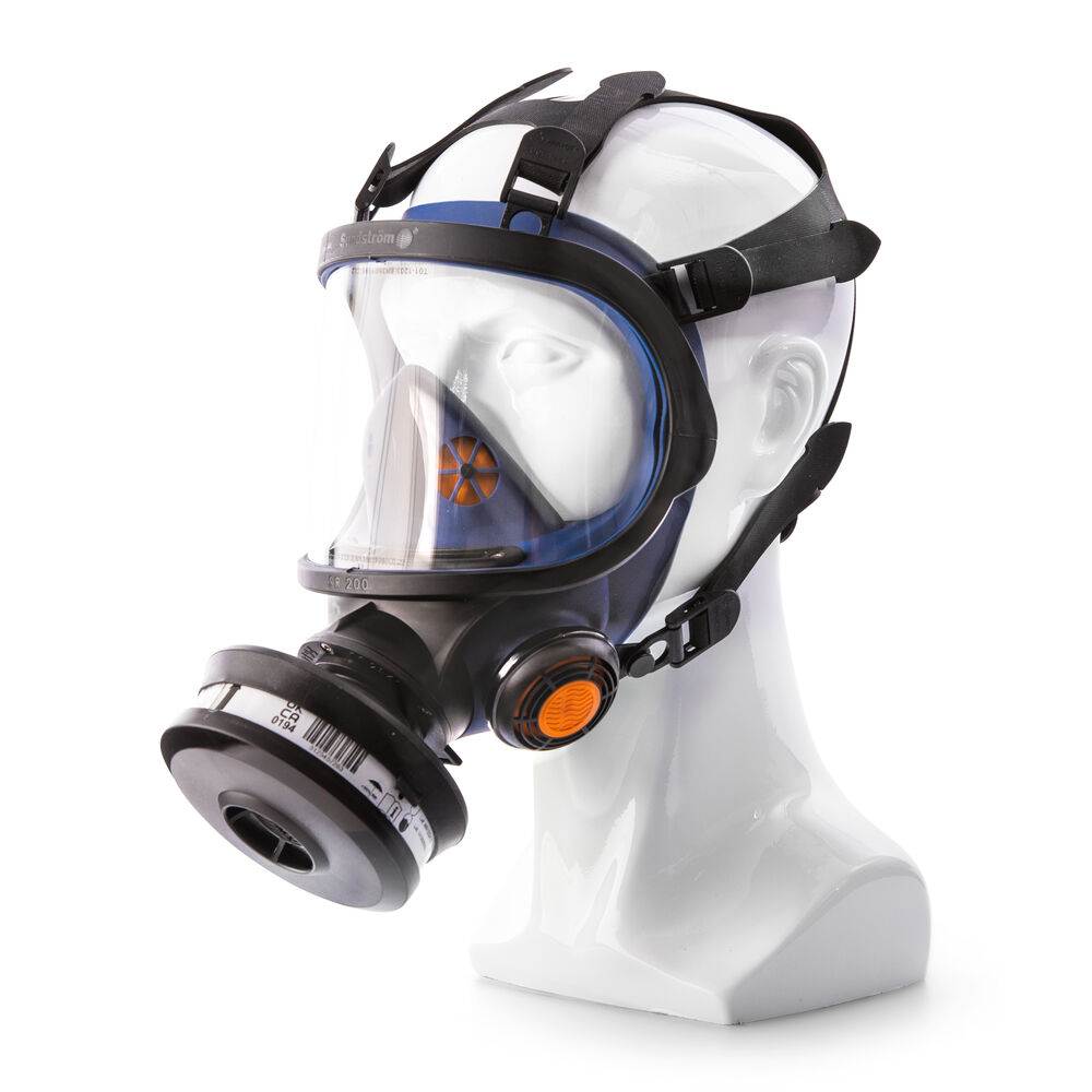 [SR 200 FULL FACE MASK PC, RUBBER] Sundström H01-1212GI