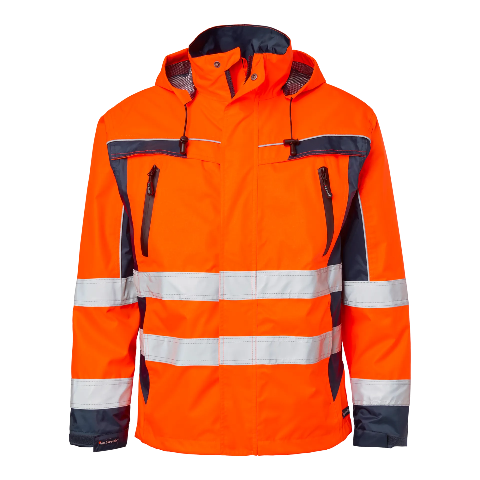 [5217 Shell Jacket Orange/Navy (991)-S] 5217 Shell Jacket Orange/Navy (991) (S)
