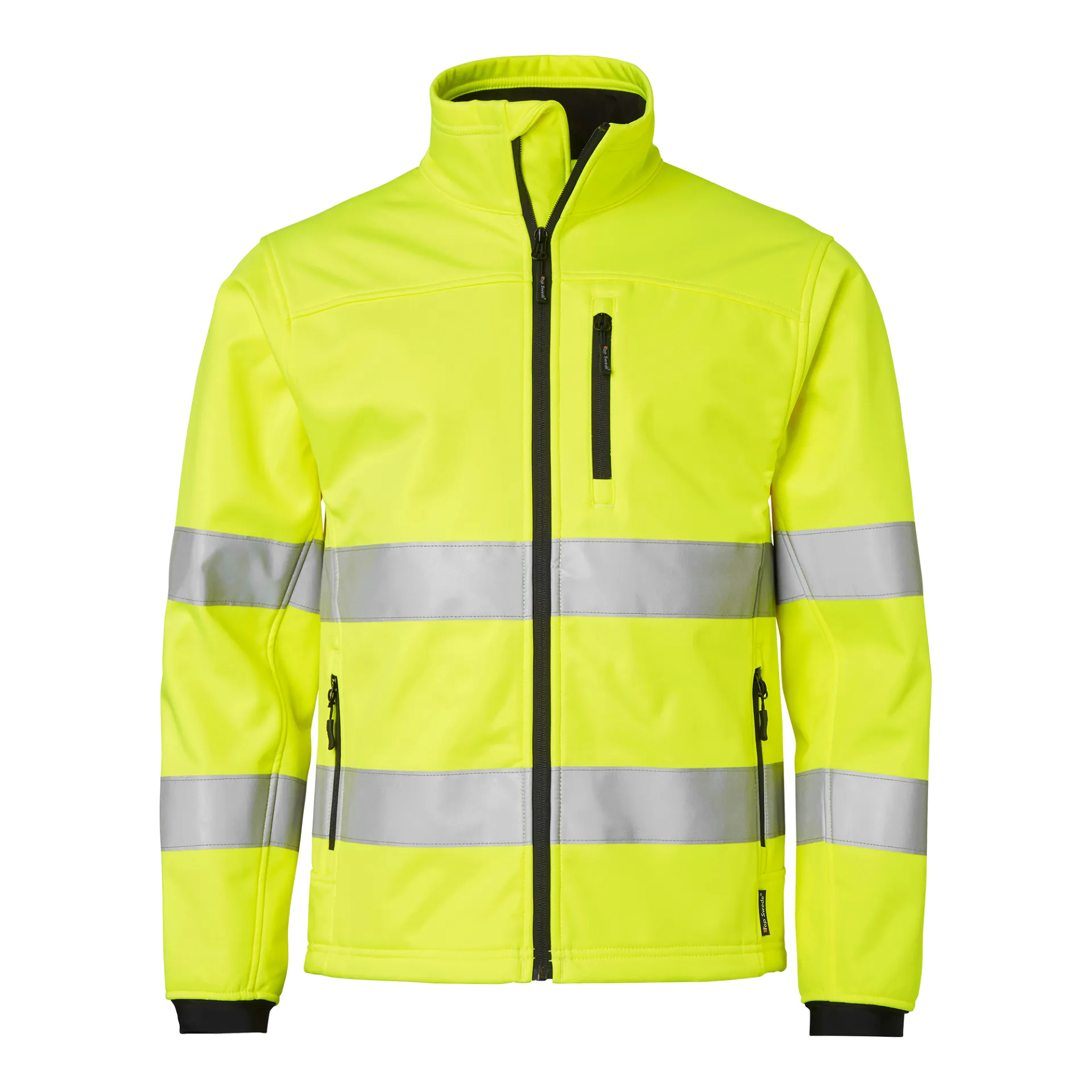 [7621 Softshell Hi-Vis Yellow-S] 7621 Softshell Hi-Vis Yellow (S)