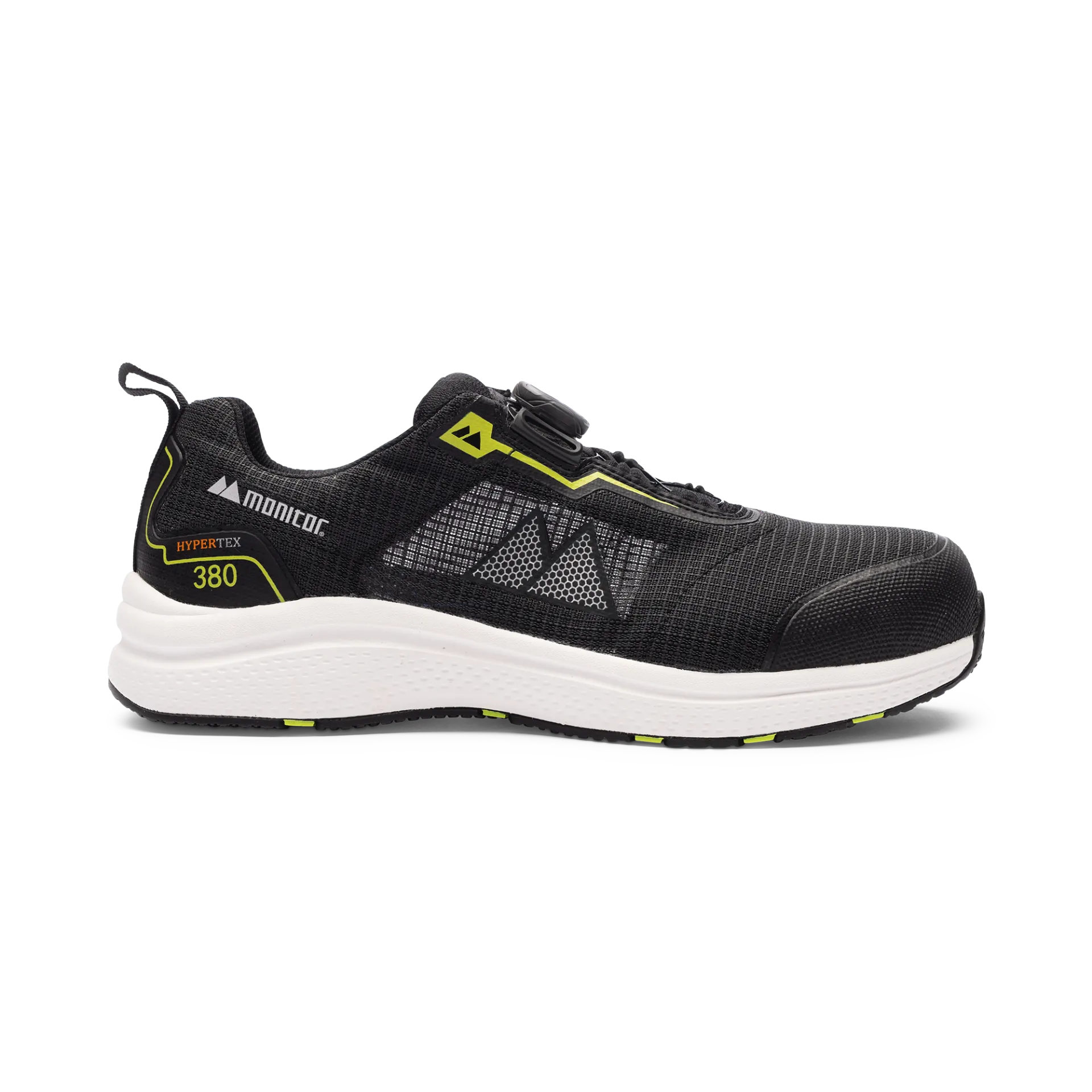 [Three 100 Eighty 1001743-36] Monitor 1001743 Three 100 Eighty Safety Shoe Black Unisex (36)
