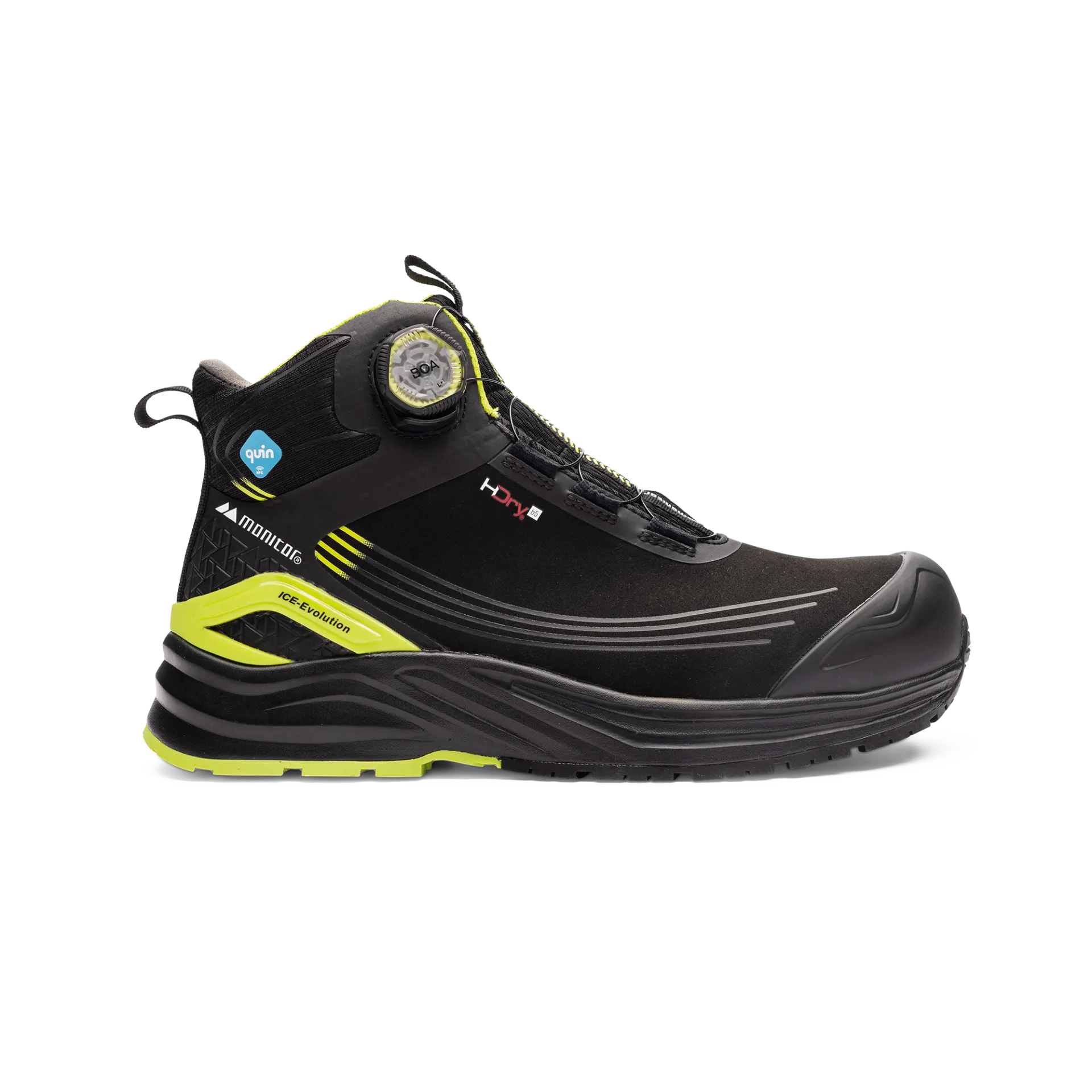[ICE Evolution 1002121-35] Monitor 1002121 ICE Evolution Vision Safety Boot Black Unisex (35)