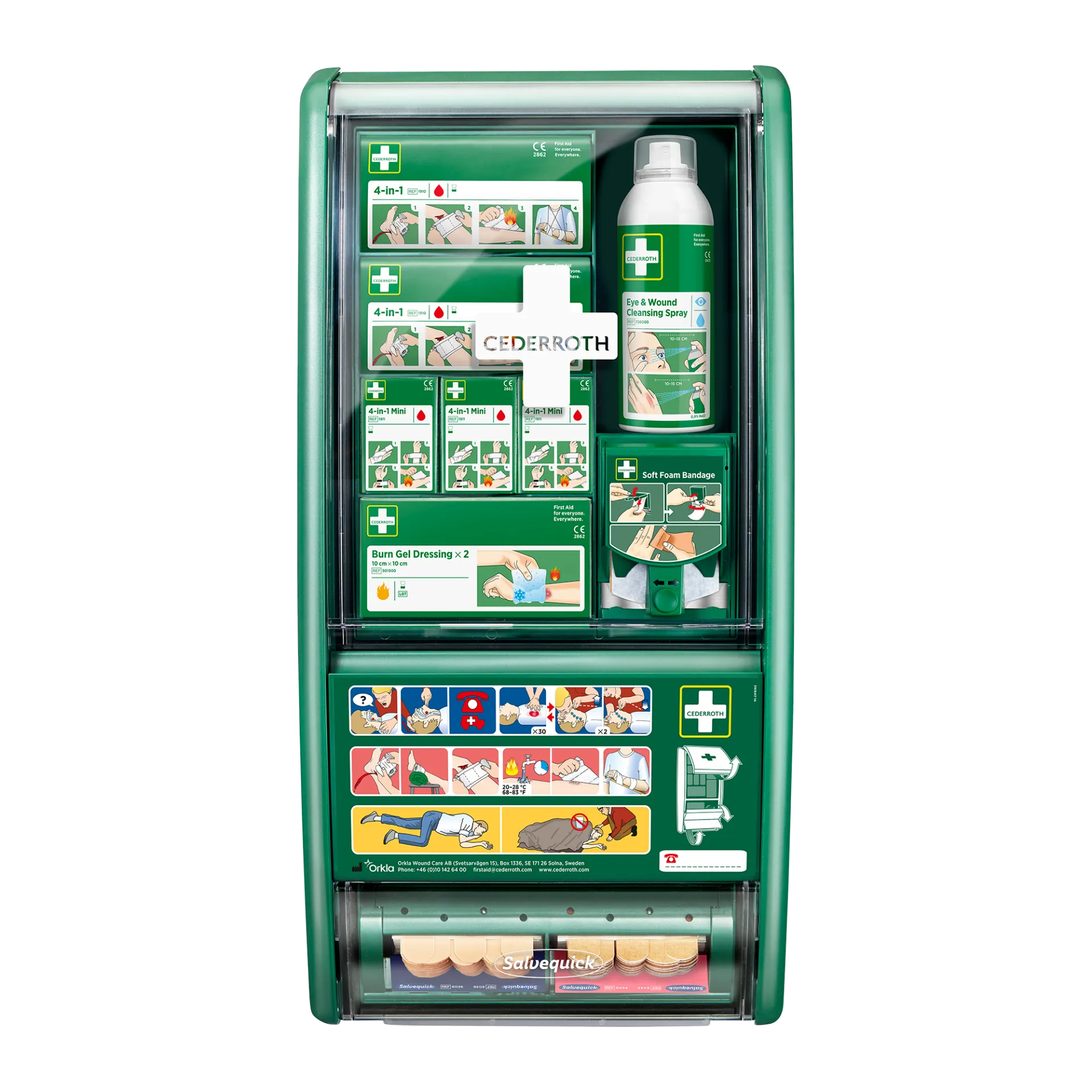 51011026 Soft Foam incl Dispenser First Aid Station