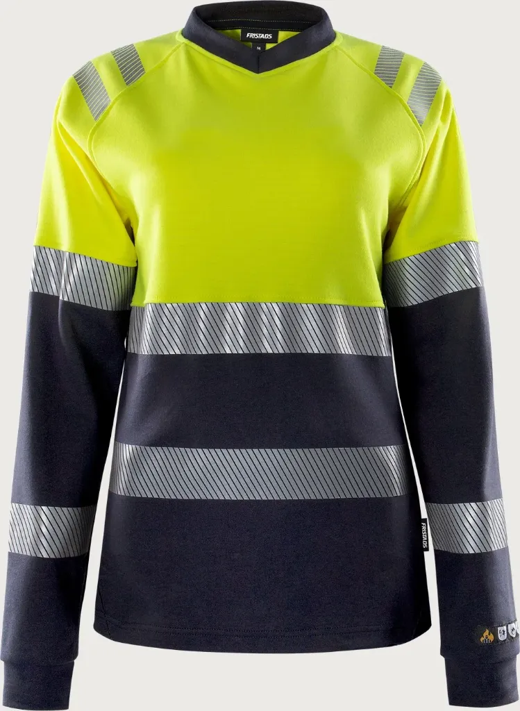 [133269-171-S] 133269-171 Flamestat high vis long sleeve t-shirt woman class 1 7108 TFL (S)